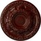 Ekena Millwork Granada Ceiling Medallion (Fits Canopies up to 7 1/8"), 23 1/2"OD x 2 3/4"P, Brushed Mahogany CM24GABMF - alternate 1